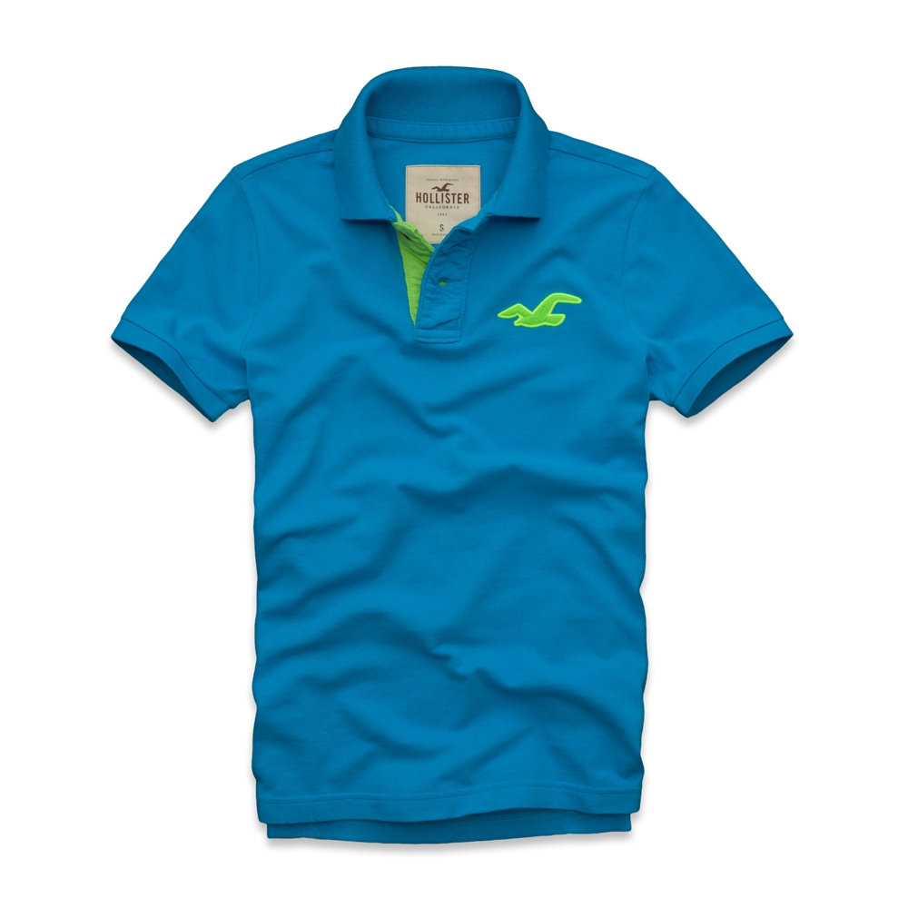 Hollister Hombres Newport Polo Corto Remera HCO4397
